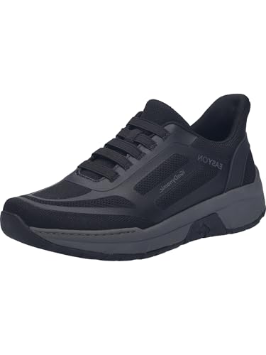 Josef Seibel Herren Low-Top Sneaker Mitchell.08,Weite H (Weit),Wechselfußbett,schnürschuhe,schnürer,Business,Freizeit,schwarz,40 EU von Josef Seibel