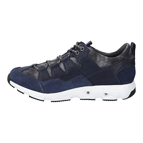 Josef Seibel Herren Low-Top Sneaker Noah 03,Weite G (Normal),lose Einlage,Sneaker,Wedge,Keilabsatz,Heel,Blau (dunkelblau-Kombi),42 EU / 8 UK von Josef Seibel