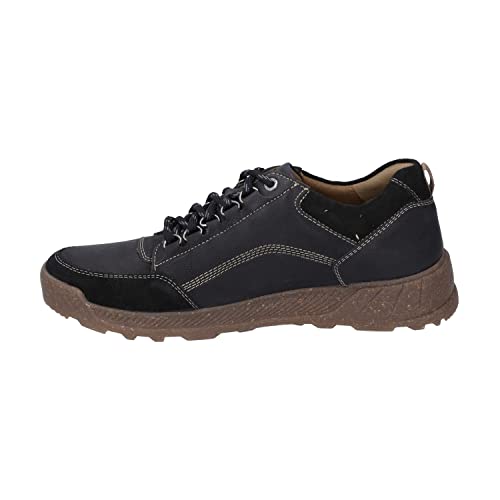 Josef Seibel Herren Low-Top Sneaker Raymond 01,Weite H (Weit),Wechselfußbett,Freizeitschuhe,Turnschuhe,Laufschuhe,schwarz,42 EU von Josef Seibel