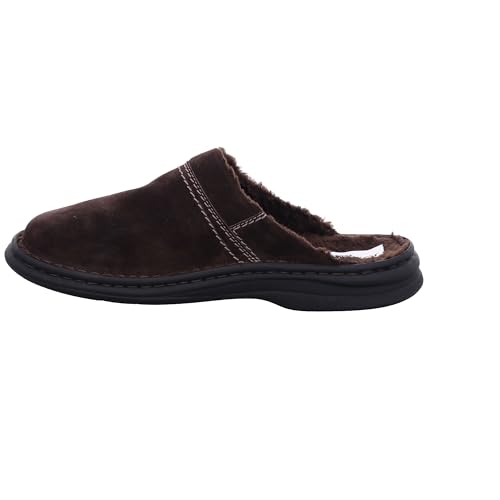 Josef Seibel Herren Pantoffeln Max 67, Männer Hausschuhe,Weite G (Normal),Schlupfschuhe,schluepfschuhe,Slides,Slip-ons,Braun (Moro),46 EU von Josef Seibel