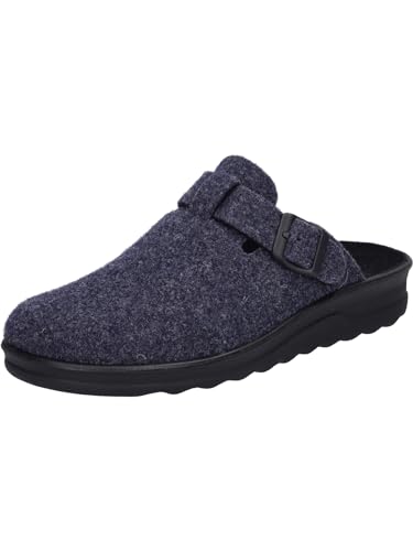 Josef Seibel Herren Pantoffeln Metz 240, Männer Hausschuhe,Weite H (Weit),Slip-ons,Backless Slipper,Gartenschuhe,dunkelblau,46 EU von Josef Seibel