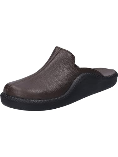 Josef Seibel Herren Pantoffeln Monaco 202 G, Männer Hausschuhe,Weite H (Weit),Slides,Slip-ons,Backless Slipper,Mules,Mocca,43 EU von Josef Seibel