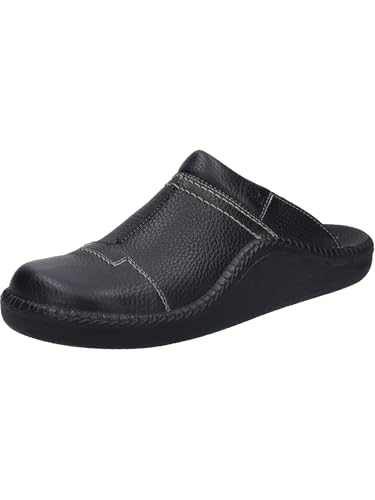 Josef Seibel Herren Pantoffeln Monaco H 13, Männer Hausschuhe,Weite H (Weit),Backless Slipper,Gartenschuhe,Pantoletten,schwarz,42 EU von Josef Seibel