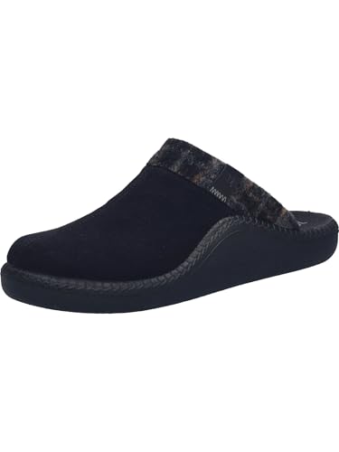 Josef Seibel Herren Pantoffeln Monaco.H.14, Männer Hausschuhe,Weite H (Weit),House-Slipper,patschen,schlapfen,drinnen,schwarz,46 EU von Josef Seibel
