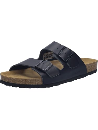 Josef Seibel Herren Sandaletten Josef 01, Männer Sandalen,Weite G (Normal),Sommersandalen,bequem,flach,Sommerschuhe,schwarz,44 EU von Josef Seibel
