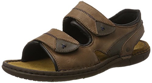 Josef Seibel Herren Paul 04 Sandalen, Braun (Brandy/Kombi), 46 EU von Josef Seibel