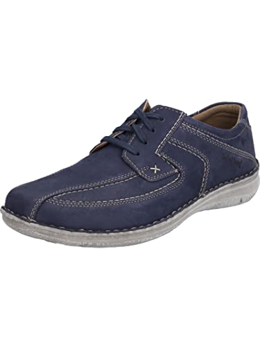 Josef Seibel Herren Businessschuhe Anvers 08,Weite K (Extra weit),Wechselfußbett,Freizeit,Schnuerschuhe,Schnuerer,Low-tie,Ocean,45 EU von Josef Seibel