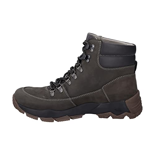 Josef Seibel Herren Schnürstiefel Philipp 01,Weite G (Normal),Wechselfußbett,Boots,Winterstiefel,Winterschuhe,Grau (Asphalt-Kombi),44 EU von Josef Seibel