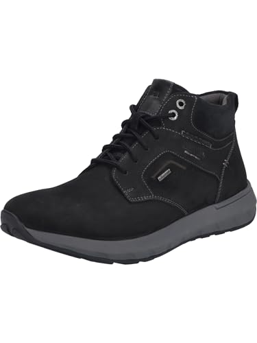 Josef Seibel Herren Schnürstiefeletten Cameron 54,Weite G (Normal),Wechselfußbett,wasserdicht,schnürboots,Boots,schwarz,40 EU von Josef Seibel