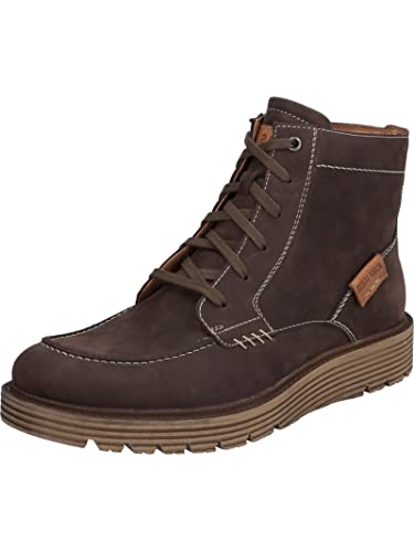 Josef Seibel Herren Schnürstiefeletten Cooper 03,Weite G (Normal),Wechselfußbett,übergangsschuhe,Boots,Stiefel,Braun (Mocca-Kombi),39 EU von Josef Seibel