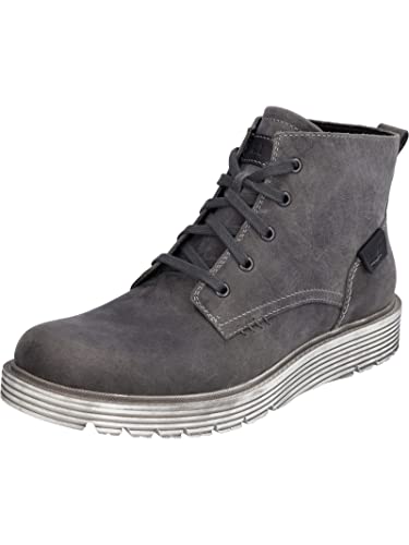 Josef Seibel Herren Schnürstiefeletten Cooper 04,Weite G (Normal),Wechselfußbett,warm,gefüttert,Boots,Stiefel,Grau (Asphalt-Kombi),42 EU von Josef Seibel