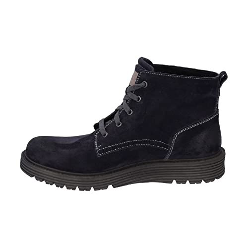 Josef Seibel Herren Schnürstiefeletten Cooper 04,Weite G (Normal),Wechselfußbett,uebergangsstiefel,schnürboots,Blau (jeans-kombi),47 EU von Josef Seibel