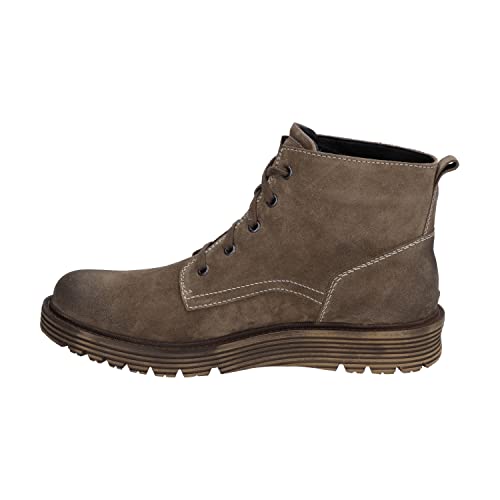 Josef Seibel Herren Schnürstiefeletten Cooper 04,Weite G (Normal),Wechselfußbett,Bootee,Booties,halbstiefel,Beige (Taupe-Kombi),47 EU von Josef Seibel