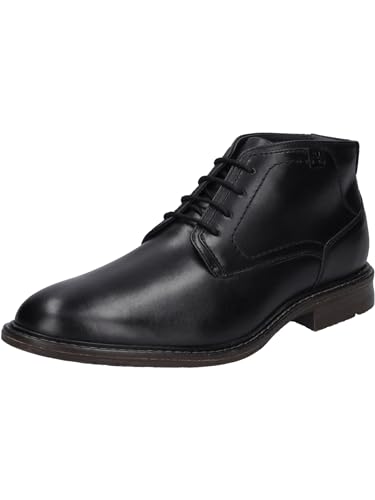 Josef Seibel Herren Schnürstiefeletten Earl 04,Weite G (Normal),Wechselfußbett,Bootee,Booties,halbstiefel,Kurzstiefel,schwarz,41 EU von Josef Seibel