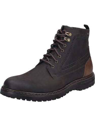 Josef Seibel Herren Schnürstiefeletten Erroll 53,Weite G (Normal),Wechselfußbett,wasserdicht,schnürboots,Boots,Moro-Kombi,42 EU von Josef Seibel