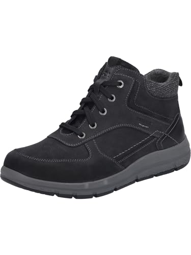 Josef Seibel Herren Schnürstiefeletten Giuseppe 10,Weite G (Normal),Wechselfußbett,reißverschluss,Boots,Stiefel,schwarz,43 EU von Josef Seibel