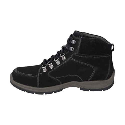 Josef Seibel Herren Schnürstiefeletten Lenny 56,Weite K (Extra weit),Wechselfußbett,wasserdicht,Bootee,Booties,schwarz,42 EU von Josef Seibel