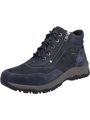 Josef Seibel Herren Schnürstiefeletten Leroy 57,Weite H (Weit),Wechselfußbett,wasserdicht,Stiefel,Bootee,Booties,Indigo,47 EU von Josef Seibel