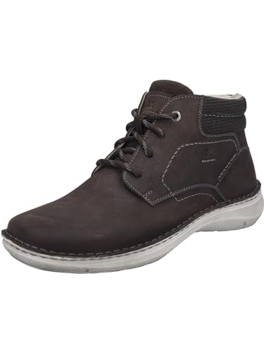 Josef Seibel Herren Schnürstiefeletten New Anvers 09,Weite K (Extra weit),Wechselfußbett,Bootee,Booties,halbstiefel,Moro-Kombi,42 EU von Josef Seibel