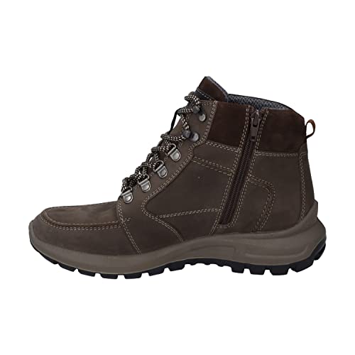 Josef Seibel Herren Schnürstiefeletten Stefan 51,Weite G (Normal),Wechselfußbett,wasserdicht,Booties,halbstiefel,braun-Kombi,43 EU von Josef Seibel