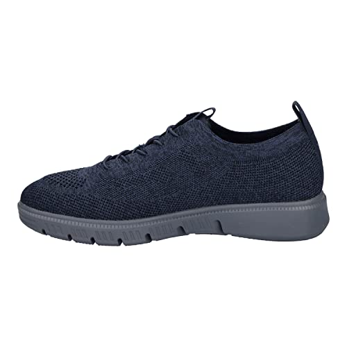 Josef Seibel Herren Slip-On Sneaker Falko Knitted 23,Weite G (Normal),lose Einlage,Slip-ons,schnellschnürung,Men's,Blau (royal),44 EU / 9.5 UK von Josef Seibel