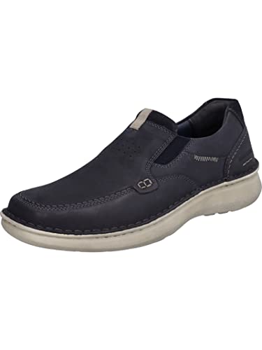 Josef Seibel Herren Slipper Alan 01,Weite K (Extra weit),Wechselfußbett,Schlupfschuhe,schluepfschuhe,Slip-ons,Mokassins,Indigo,44 EU von Josef Seibel