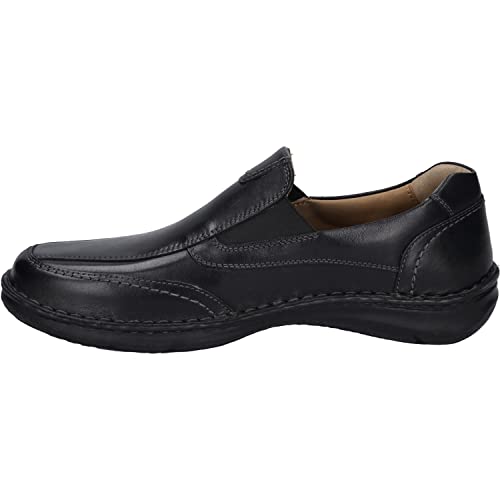 Josef Seibel Herren Slipper Anvers 67,Weite K (Extra weit),Wechselfußbett,College Schuhe,Businessschuhe,Anzugschuhe,schwarz,39 EU von Josef Seibel