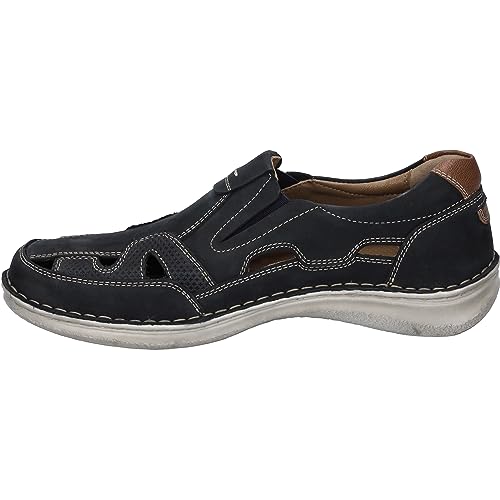 Josef Seibel Herren Slipper Anvers 77,Weite K (Extra weit),Wechselfußbett,schluepfschuhe,Loafer,Slip-ons,freitzeitschuhe,Ocean,44 EU von Josef Seibel