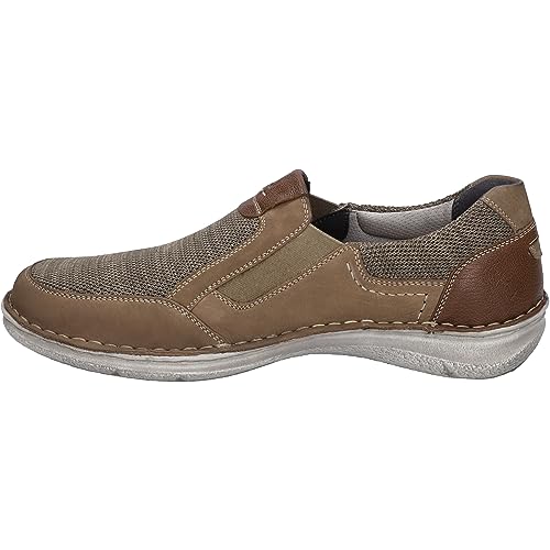 Josef Seibel Herren Slipper Anvers 78,Weite K (Extra weit),Wechselfußbett,Schlupfschuhe,schluepfschuhe,Slip-ons,Sand-Kombi,41 EU von Josef Seibel