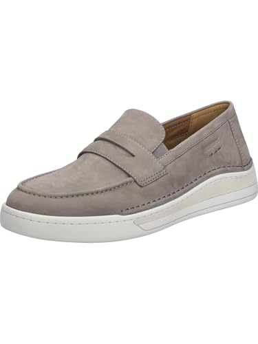 Josef Seibel Herren Slipper Cleve 08,Weite G (Normal),Wechselfußbett,Mokassins,Halbschuhe,Schlupfschuhe,schluepfschuhe,grau,43 EU von Josef Seibel