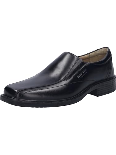 Josef Seibel Herren Slipper Elliot 02,Weite G (Normal),Wechselfußbett,Slip-ons,Mokassins,Halbschuhe,Slides,Loafer,schwarz,46 EU von Josef Seibel