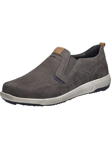 Josef Seibel Herren Slipper Enrico 04,Weite G (Normal),Wechselfußbett,Businessschuhe,Slip-ons,Mokassins,Loafer,Asphalt-Kombi,50 EU von Josef Seibel