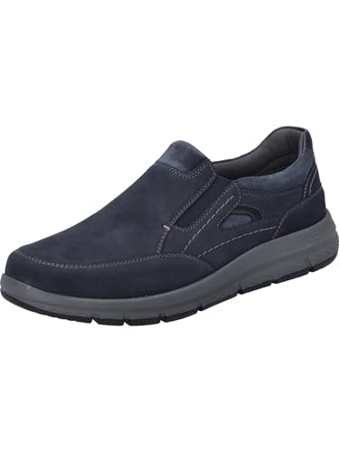 Josef Seibel Herren Slipper Giuseppe 09,Weite G (Normal),Wechselfußbett,offener einschlupf,Mokassins,Halbschuhe,Loafer,Indigo,44 EU von Josef Seibel