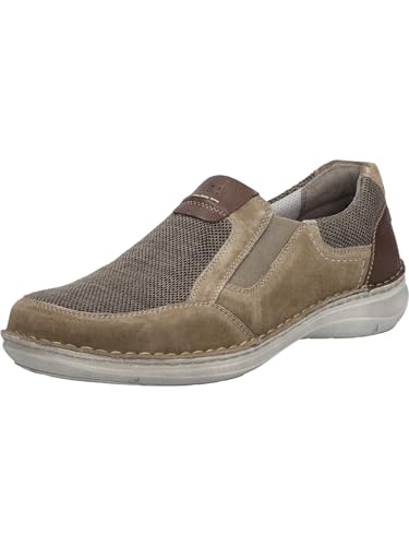 Josef Seibel Herren Slipper New Anvers 78,Weite K (Extra weit),Wechselfußbett,Halbschuhe,Slides,Schlupfschuhe,Loafer,Sand-Kombi,47 EU von Josef Seibel