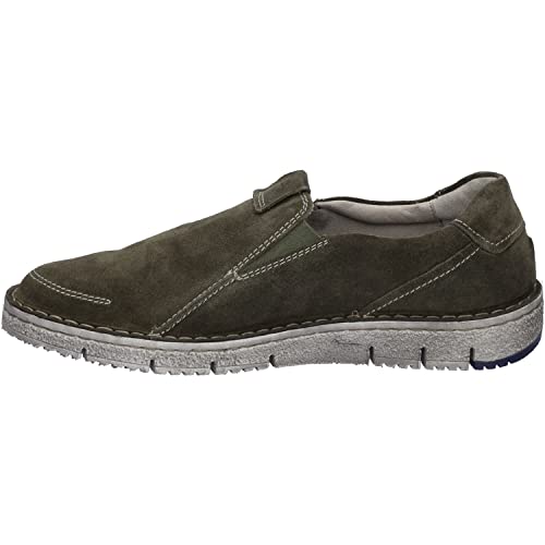 Josef Seibel Herren Slipper Ruben 21,Weite G (Normal),Wechselfußbett,Halbschuhe,Schlupfschuhe,schluepfschuhe,Loafer,Khaki,44 EU von Josef Seibel