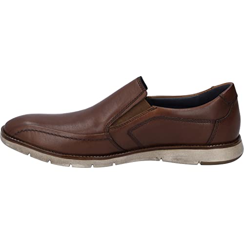 Josef Seibel Herren Slipper Tyler 38,Weite G (Normal),Wechselfußbett,Halbschuhe,Schlupfschuhe,schluepfschuhe,Slip-ons,Braun (Cognac),42 EU von Josef Seibel