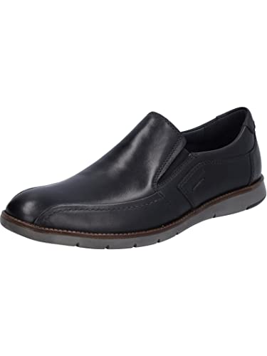 Josef Seibel Herren Slipper Tyler 38,Weite G (Normal),Wechselfußbett,Loafer,Slip-ons,freitzeitschuhe,offener einschlupf,schwarz,42 EU von Josef Seibel