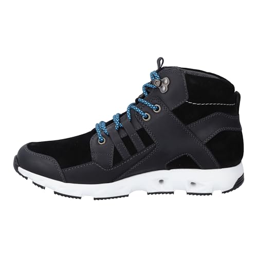 Josef Seibel Herren Sneaker Noah 51, Männer High-Top Sneaker,TopDryTex, leger sportschuh schnürschuh Sneaker-Stiefel mid Cut,Schwarz,42 EU / 8 UK von Josef Seibel