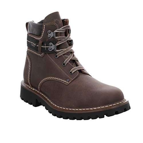 Josef Seibel Herren Stiefel Adelboden, Männer Winterstiefel, winter-boots fellboots lammfellstiefel gefüttert,Braun(brasil),40 EU / 6.5 UK von Josef Seibel