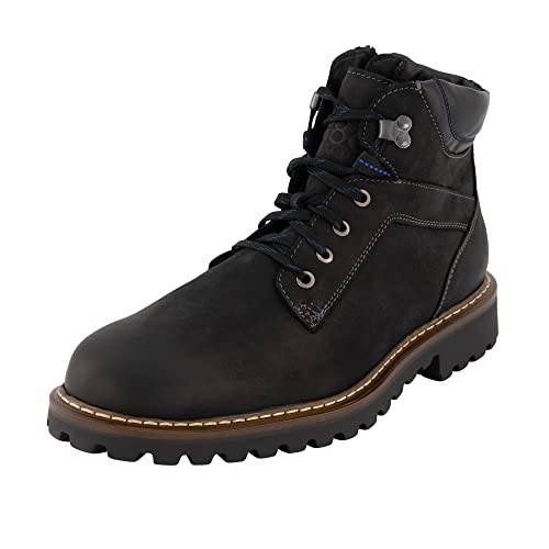 Josef Seibel Herren Stiefel Chance 17, Männer Winterstiefel, man freizeit leger winter-boots schnürstiefel gefüttert warm,Schwarz,40 EU / 6.5 UK von Josef Seibel