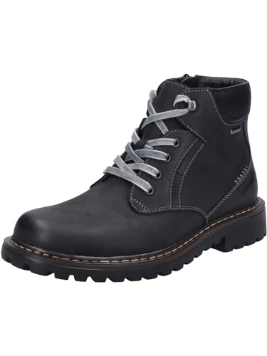 Josef Seibel Herren Stiefel Chance 39, Männer Winterstiefel,wasserfest, leger Winter-Boots schnürstiefel gefüttert warm tex,Schwarz,49 EU / 14 UK von Josef Seibel