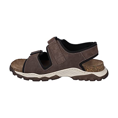 Josef Seibel Herren Trekking Sandalen Janosch 02,Weite G (Normal),Wechselfußbett,freizeitschuhe,strandschuhe,men's,man,Braun (mocca),43 EU von Josef Seibel