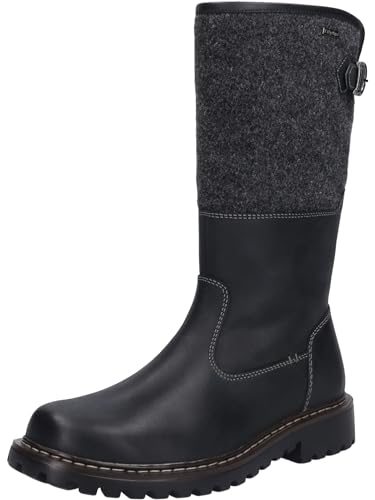 Josef Seibel Herren Winterstiefel Chance 41,Weite G (Normal),Wechselfußbett,wasserdicht,uebergangsschuhe,Winterboots,schwarz,43 EU von Josef Seibel