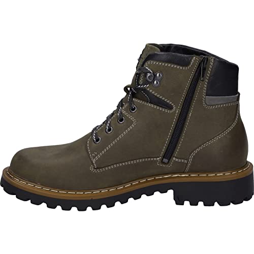 Josef Seibel Herren Winterstiefel Chance 51,Weite G (Normal),Wechselfußbett,wasserdicht,schnürstiefel,warm,tex,Grün (oliv-kombi),41 EU von Josef Seibel