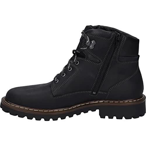 Josef Seibel Herren Winterstiefel Chance 51,Weite G (Normal),Wechselfußbett,wasserdicht,uebergangsschuhe,warm,tex,schwarz-Kombi,43 EU von Josef Seibel