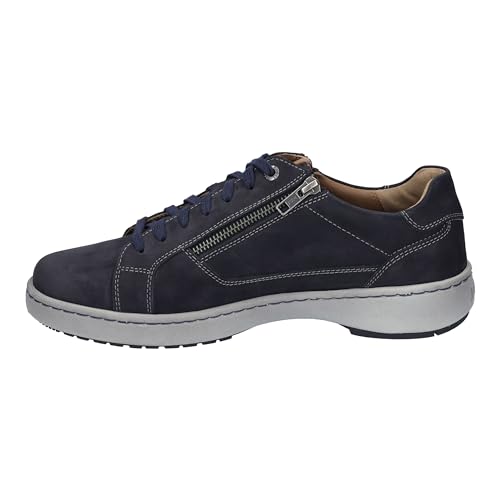 Josef Seibel Herren Low-Top Sneaker David 07,Weite H (Weit),lose Einlage,Halbschuhe,straßenschuhe,Freizeitschuhe,Man,Blau (Indigo-Kombi),41 EU / 7 UK von Josef Seibel