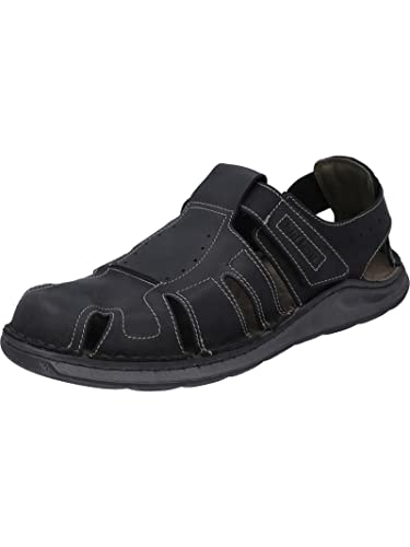 Josef Seibel Herren Kletthalbschuhe Maverick 01,Weite G (Normal),Klettschuhe,Strassenschuhe,Freizeitschuhe,schwarz,43 EU von Josef Seibel