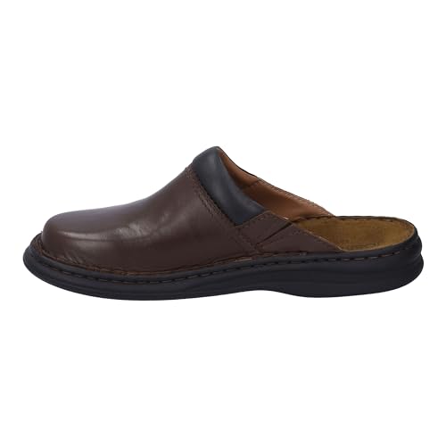 Josef Seibel Max Herren Clogs | Echtleder-Herrenschuhe, Braun (300 brandy), 48 EU (13 UK) von Josef Seibel