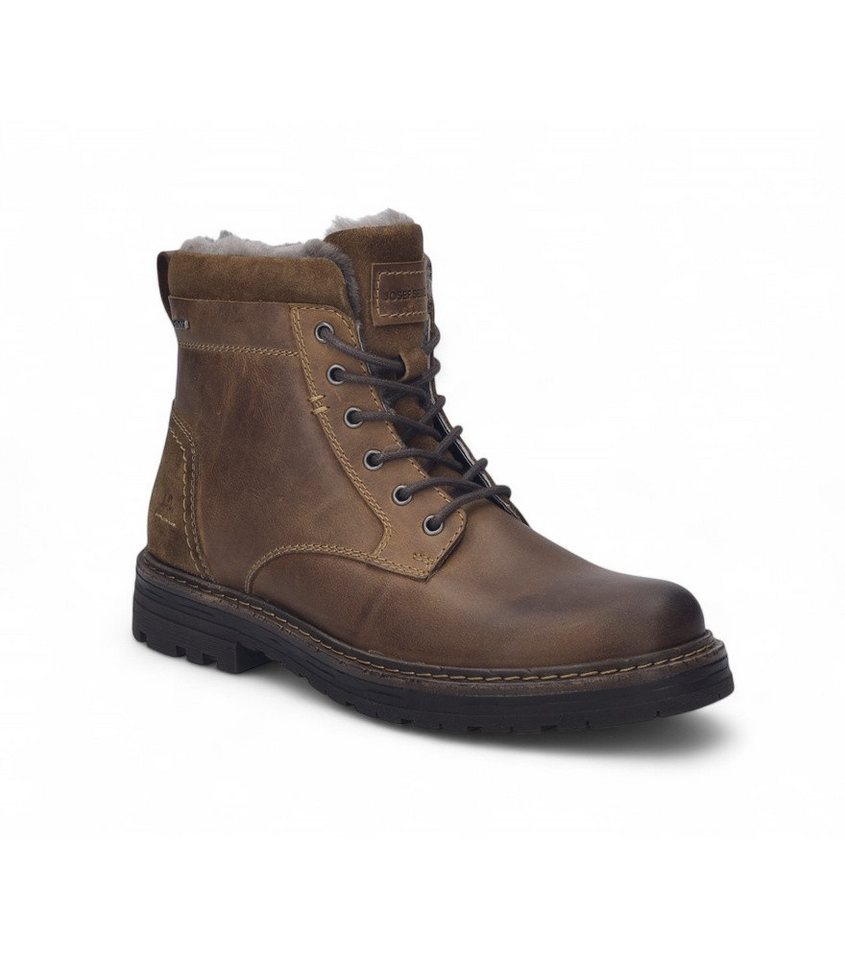 Josef Seibel Winterschuhe Curtis 50 (Leder, warm gefüttert) braun Herren Winterstiefel von Josef Seibel