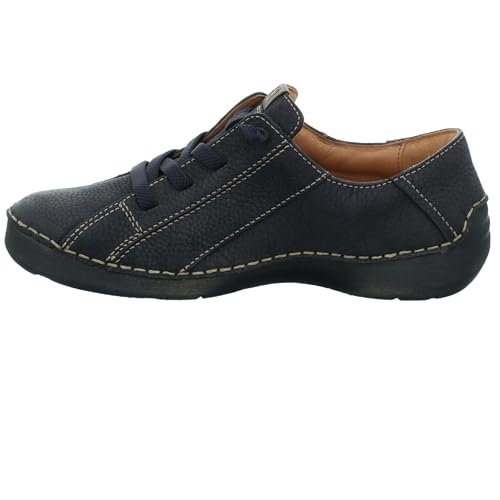 Josef Seibel Damen Low-Top Sneaker Fergey 87,Weite G (Normal),Wechselfußbett,Freizeitschuhe,Turnschuhe,Laufschuhe,Blau (Ocean),37 EU von Josef Seibel